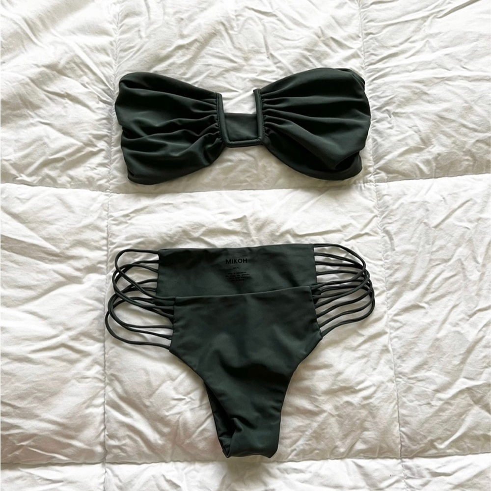 Army green Mikoh bikini NWOT